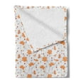 thumbnail image 2 of Floral Soft Flannel Fleece Throw Blanket, Digitally Generated Arrangement of Blossoming Cosmos Flowers, Cozy Plush for Indoor and Outdoor Use, 60" x 80", Dark Peach Pale Eggplant, by Ambesonne, 2 of 5