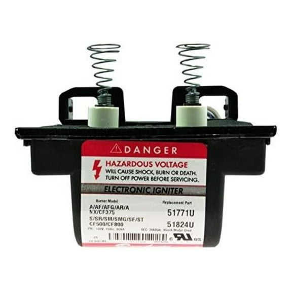 Beckett 51771U Electronic Oil Igniter for use with: Burner Model Beckett A, AF, AFG. Ignitor/Transformer, Model: 51771U, Tools & Outdoor StoreF
