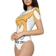 thumbnail image 2 of Daiia Prince Corgi Dog Women'S Crew Neck Short Sleeve Slim Fit T Shirts Tops Basic Bodysuit Leotard Clothing-Small, 2 of 9