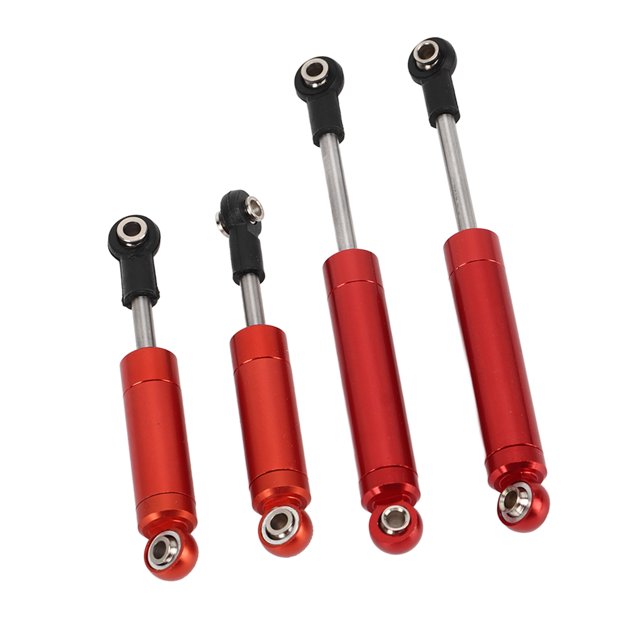 Amortiguadores RC, Resorte De Alta Elasticidad Amortiguadores Traseros Delanteros RC Mecanizado CNC Para Coche De Control Remoto