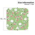 thumbnail image 3 of Gaeub Cute Frog2 Print 6 Pcs Leather Coasters for Drinks ,Drink Coasters Sets,Drink Table Cup Coasters for Living Room Kitchen Coffee Decor,Square, 3 of 7