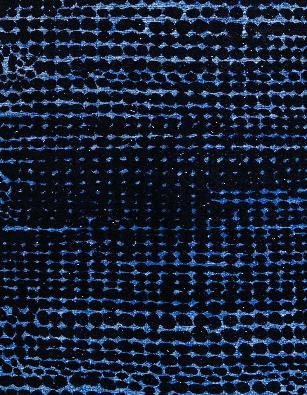 Ahgly Company Indoor Rectangle Abstract Black Abstract Area Rugs, 8' x