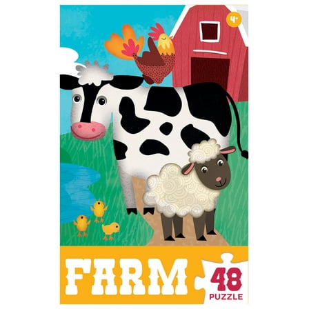 Farm 48 Pieces Interlocking Jigsaw Puzzle for Kids