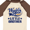 thumbnail image 4 of Inktastic Little Brother Worlds Best Boys Long Sleeve Baby Bodysuit, 4 of 5