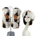 thumbnail image 2 of Airle 1 Ensemble Bonnet Chaussette Protection contre le Froid Extensible Doux Non-Rétrécissant Résistant aux Déchirures Garde au Chaud Fibres Acryliques Fausse Fourrure Haut Vide Kit de Chaussettes pour l'Hiver, 2 of 8
