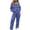 Blue Polka Dot Pattern, variant on KEIAHUAN Christmas Women Casual Track Suits Sets with Front Pockets Full Zip Hooded Sweatshirt Top Loose Drawstring Elastic Waist Sweatpants Comfy 2 Piece Outfits for Outdoor Walks Casual Outings