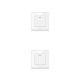 thumbnail image 2 of Billuyoard Interruptor de lámpara de panel de luz, suministros para el hogar, decoración DIY, accesorios para el hogar, accesorios mejorados Blanco/Control individual 2piezas, 2 of 6