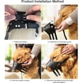 thumbnail image 5 of Bozal para perros Bozal de cuero antimordeduras Bozal para perros transpirable Bozal para perros para evitar ladridos (S), 5 of 5