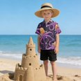 thumbnail image 6 of Dailycode Small Short Sleeve Button Down Shirts Cute Octopus on Sea Casual Shirt 3-10 Years, 6 of 9