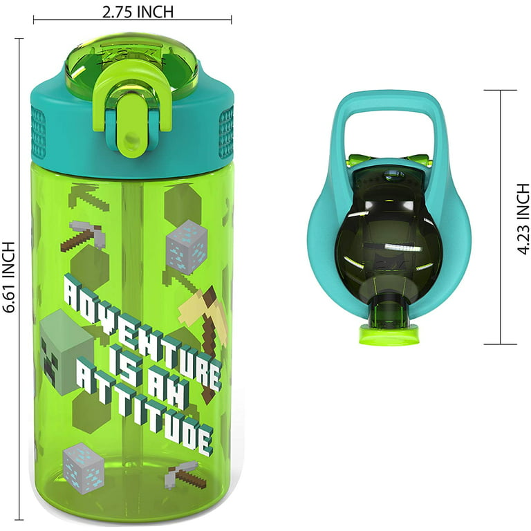 Minecraft Water Bottle and Stickers