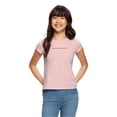 thumbnail image 2 of Camiseta Tommy Hilfiger para niñas, manga corta, 3T, algodón rosa, 2 of 3