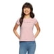 thumbnail image 2 of Camiseta Tommy Hilfiger para niñas con logo de bandera rosa talla 16, 2 of 3