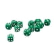 thumbnail image 1 of Juego de 50 dados acrílicos de 12 mm con 6 caras y puntos para juegos de rol., 1 of 9