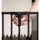 thumbnail image 3 of Regalo Deluxe Home Accents Puerta de seguridad ancha, 74.5" W x 28" H, incluye 4 soportes de pared, negro, 3 of 5