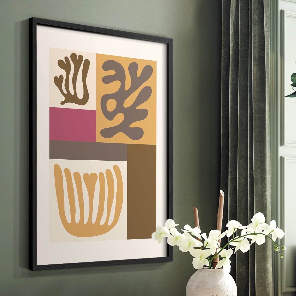 Matisse CCLVIII in Solid Wood 16 x 20 Framed Print