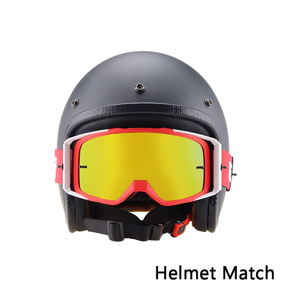 Motorcycle Goggles ATV Off Road Dirt Bike Wind Dust Proof Racing Eyewear Glasses