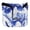 Elegant Blue Iris Flowers, variant on Haosy Green Cowboy Boots Cactus Flower Golf Mallet Putter Cover Strong Magnetic Leather Golf Club Headcover Closure