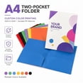 thumbnail image 5 of Djiypn 3Pack Folders with Pockets, 2 Pocket Folders, Plastic Folder with Pockets, Heavy Duty File Folder, Home Business Office Filing Supplies, 5 of 9