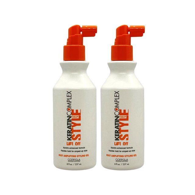 Keratin Complex Style Lift Off Gel de Coiffage Amplifiant les Racines 8 Oz (Lot de 2)