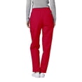 thumbnail image 2 of Adar Universal Scrubs For Women - Tapered Cargo Scrub Pants - 506 - Red - XS, 2 of 7