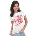 thumbnail image 4 of Never Look Back Positive Motivation Womens Slim Fit Graphic Tee Brisco Brands S, 4 of 5