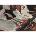thumbnail image 3 of Ambesonne Afro Quilted Coverlet 3 Pcs, Musical Jazz Singer Woman, King Size, Black Red, 3 of 4