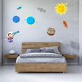 thumbnail image 3 of Calcomanías de pared del sistema solar AIXING Calcomanías de pared del sistema solar para habitación de niños Pegatinas de pared autoadhesivas despegables y adhesivas Decoración para dormitorio, 3 of 3