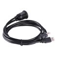 thumbnail image 2 of USB 3.0 Extension Flush Dash Male to Panel Mount Cable for Car, Boat, Motorcycle, 2 of 9