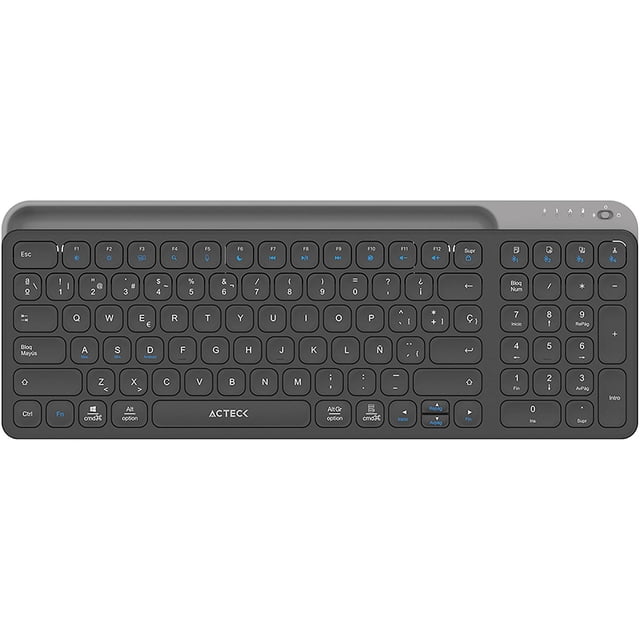 Teclado Multidispositivo ACTECK INSPIRE TREK TI747 Inalambrico USB 2.4 MHz + BT 5.1 Tamaño 98%