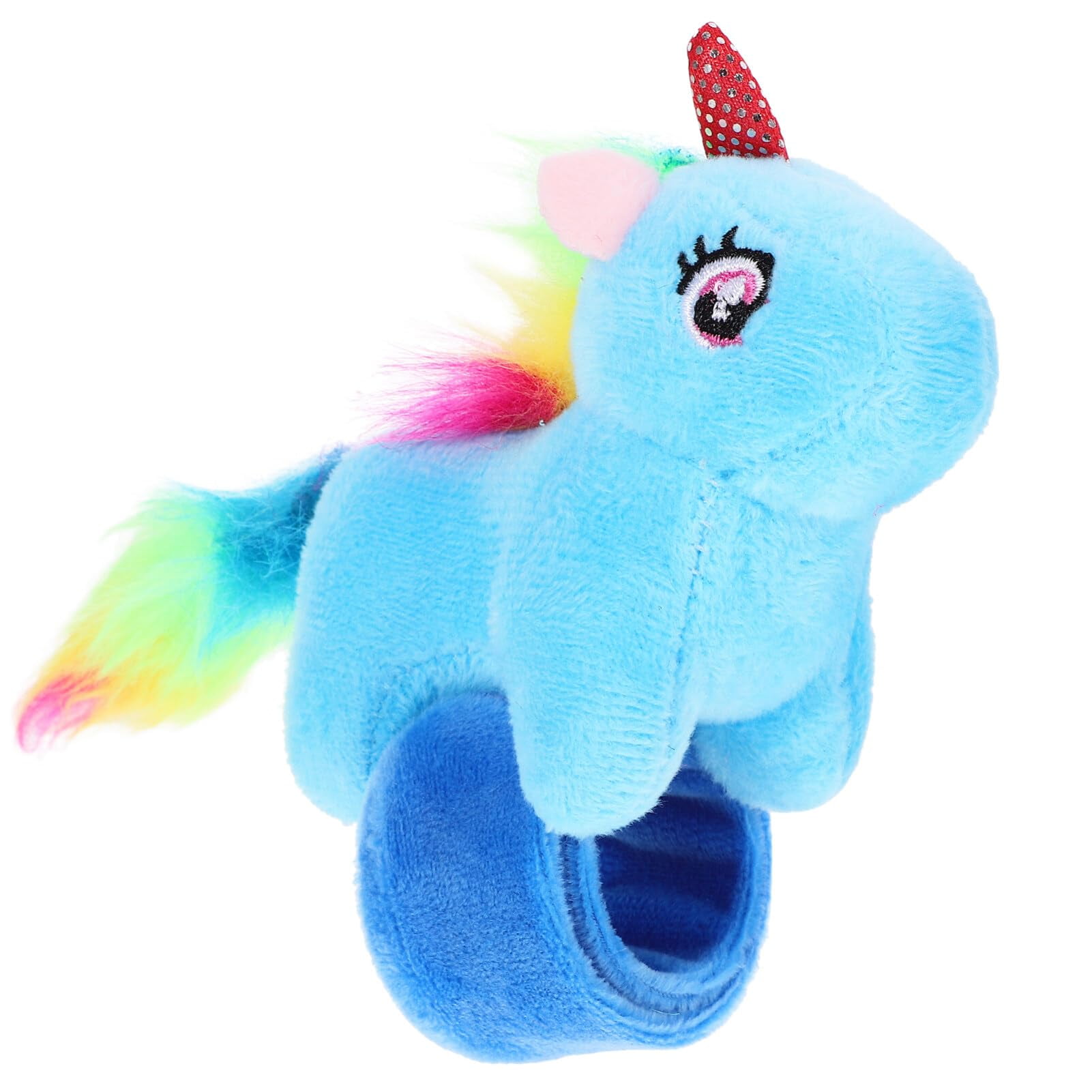 Hweilai 1 Bleu Mignon bracelet en Peluche Licorne