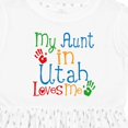 thumbnail image 4 of Inktastic My Aunt in Utah Loves Me Girls Toddler Dress, 4 of 5
