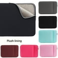 thumbnail image 2 of thinsony Laptop Bag Case Sleeve Notebook Cover Computer Protectively Shockproof Dust-proof Accessory Parts Durable Soft Burgundy, 2 of 8