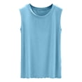 thumbnail image 2 of FAIWAD Sleeveless Tops for Women Summer Crew Neck Loose Comfy Pullover Tops Summer Casual Loungewear, 2 of 6