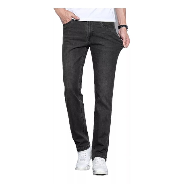 Pantalon Mezclilla Strech De Slim Para Hombre
