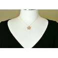 thumbnail image 5 of 14K Rose Gold Butterfly Filigree Pendant Charm, 5 of 8