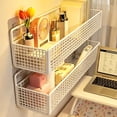 thumbnail image 5 of YAWUBT Hanging Wall Wire Baskets - Small - Portable Metal Wall Mount Basket, Farmhouse Rustic Home Food Storage Organizer for Cabinets, Pantry, Closets, Bathroom, Kitchen, Bedroom, 5 of 5