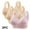 B-2 Beige 1 Pink, variant on 3 PC Push up Bras for Women Plus Size Wireless Ladies Bras Plain Color Support Full Coverage Leisure Bras