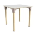 thumbnail image 2 of Flash Furniture Bright Beginnings Hercules Square Table 24" x 24" Height Adjustable White/Beech, 2 of 8