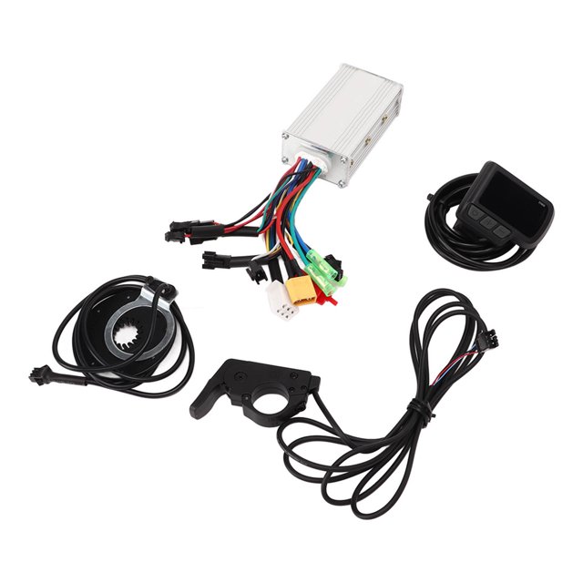 Electric Bike Motor Controller Kit 3 Mode Sine Wave 6 Tube Controller PAS Thumb Throttle LCD Meter For DIY 24V 36V 48V