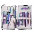 thumbnail image 1 of Juego de cortaúñas, 15 piezas/juego de cortaúñas portátiles, kit de tijeras para uñas, juego de tijeras de manicura, valor inmejorable, 1 of 8