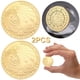 thumbnail image 4 of JShteea Regalo Coleccionable Monedas Conmemorativas Chapadas en Oro 12 Constelaciones (Leo), 4 of 8