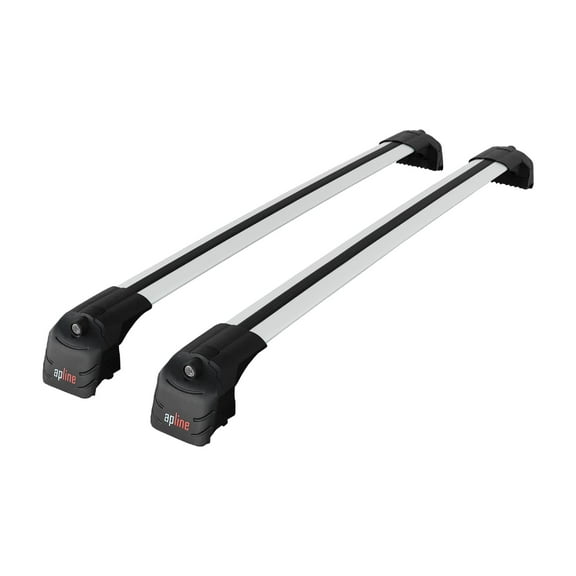 Compatible with Audi Q7 (4M) 2016-2025 ACE-2 Car Roof Rack Cross Bar Grey Aluminium 2 Bars