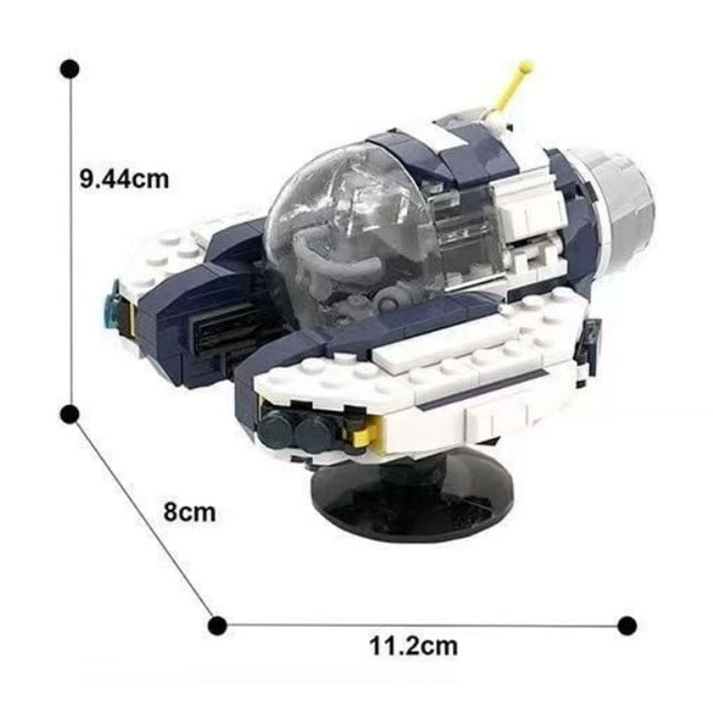 MOC Submarine Building Kit with Display Stand - 308pc Advanced Model for Adults 14+, DIY Deep Sea Explorer Desktop Decor