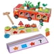 thumbnail image 5 of Juguetes Montessori, juguete apilable de madera, Kit de regalos educativos para edades tempranas, reconocimiento a juego de formas para bebés de 1, 2, 5 of 9