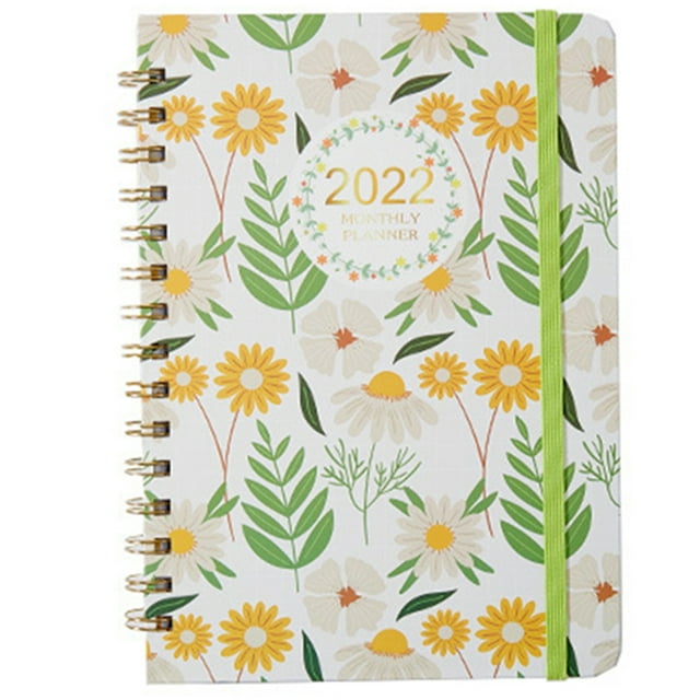 CAROOTU Daily Planner Simple Design Hardcover Flexible Daily Planner Thick Paper Time Management For Women