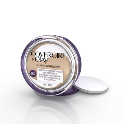 COVERGIRL & Olay Simply Ageless Base antiarrugas instantánea, 260 Classic Tan