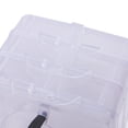 thumbnail image 3 of Honganda 3 Layers Plastic Storage Box Square Shape 18 Compartments Jewelry Container, 3 of 6