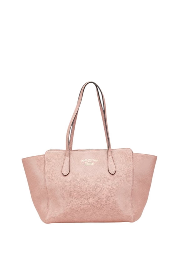 Pre-Owned Gucci Swing Tote Bag Shoulder 354408 Pink Leather Women's GUCCI