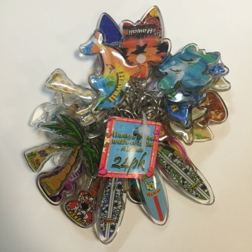Hawaii Souvenir Keychain 24 piece