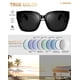 thumbnail image 5 of Gafas de Sol Polarizadas UV400 KANASTAL para Usar Sobre Anteojos - Negro, 5 of 6